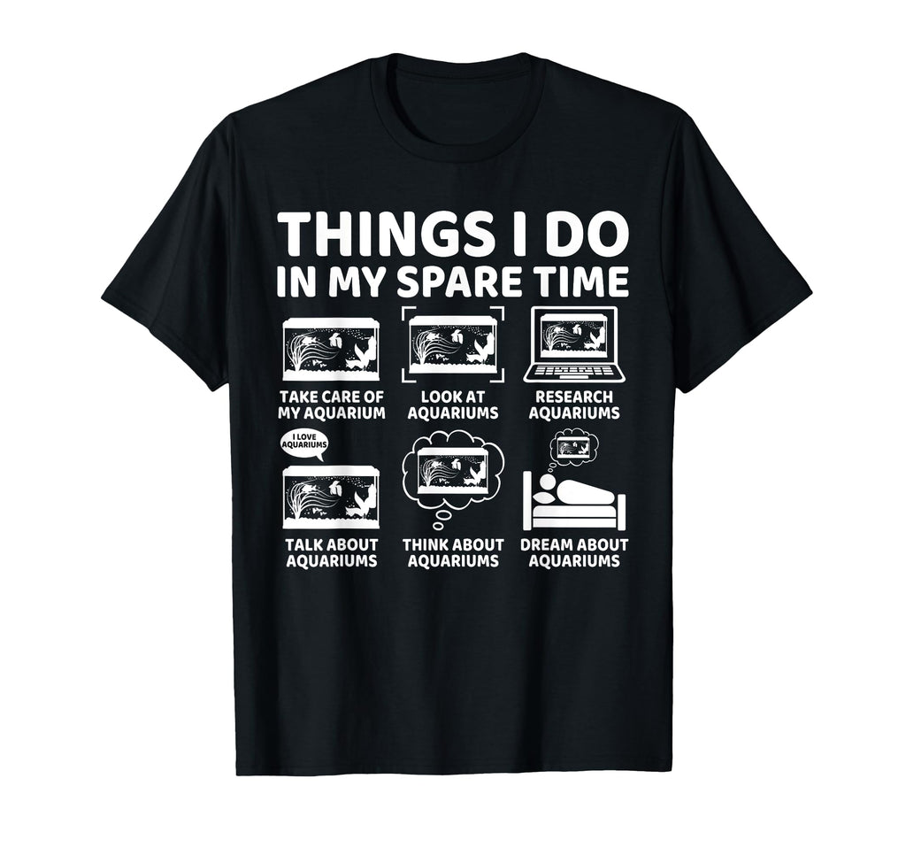 Things I Do My Spare Time Funny Fish T-Shirt - Trendy Graphic for Adults - T-Shirt, Sweatshirt, Hoodie