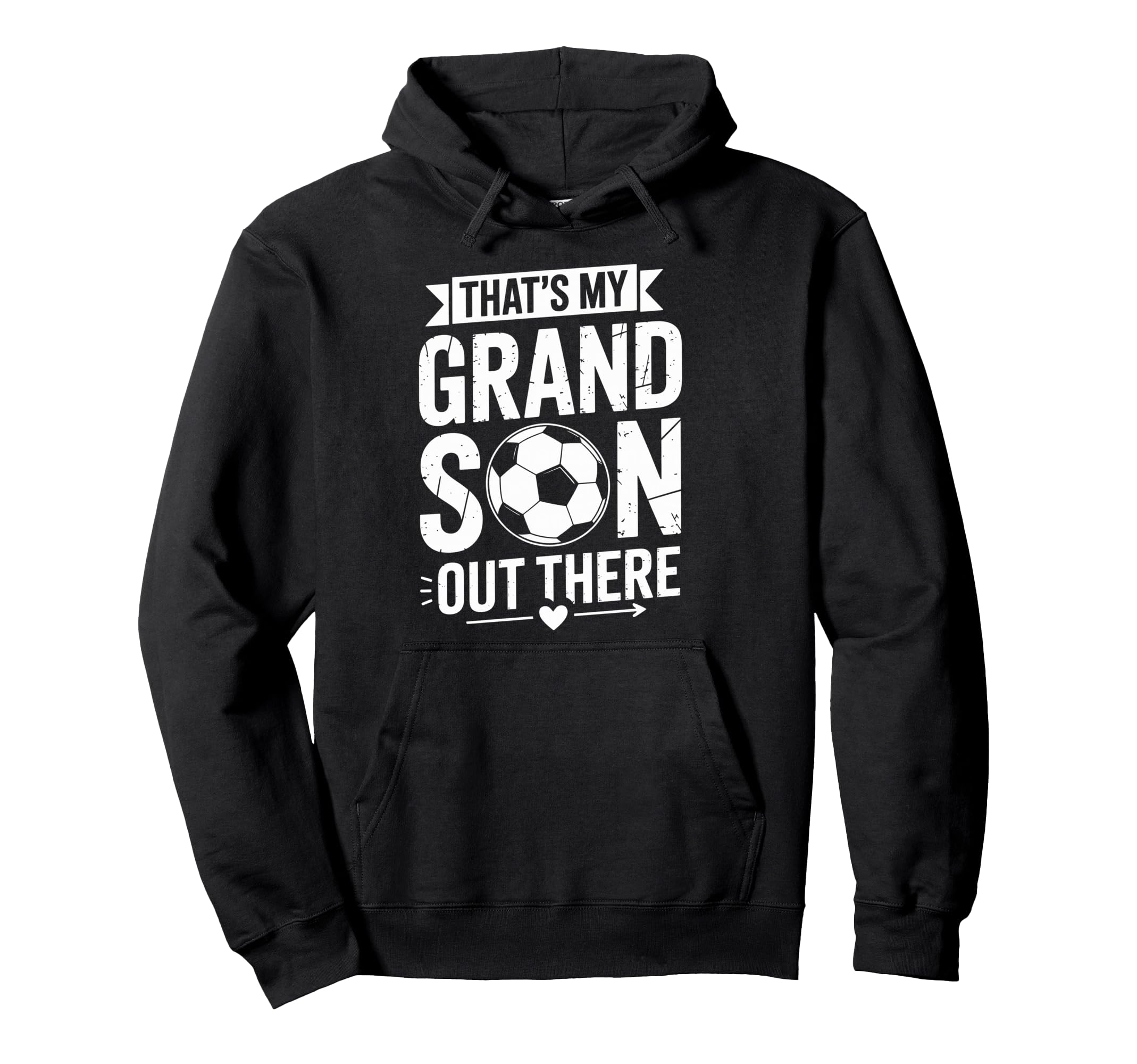 Thats My Grandson Out There Soccer Grandpa Hoodie - Unique Graphic Unisex - T-Shirt, Sweatshirt, Hoodie