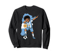 Argentina Soccer Dab Flag Football Sweatshirt - Unique Graphic for Adults - T-Shirt, Sweatshirt, Hoodie