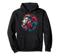 Floral Lion Lion Moms Dads Hoodie - Aesthetic Graphic Men Women - T-Shirt, Sweatshirt, Hoodie