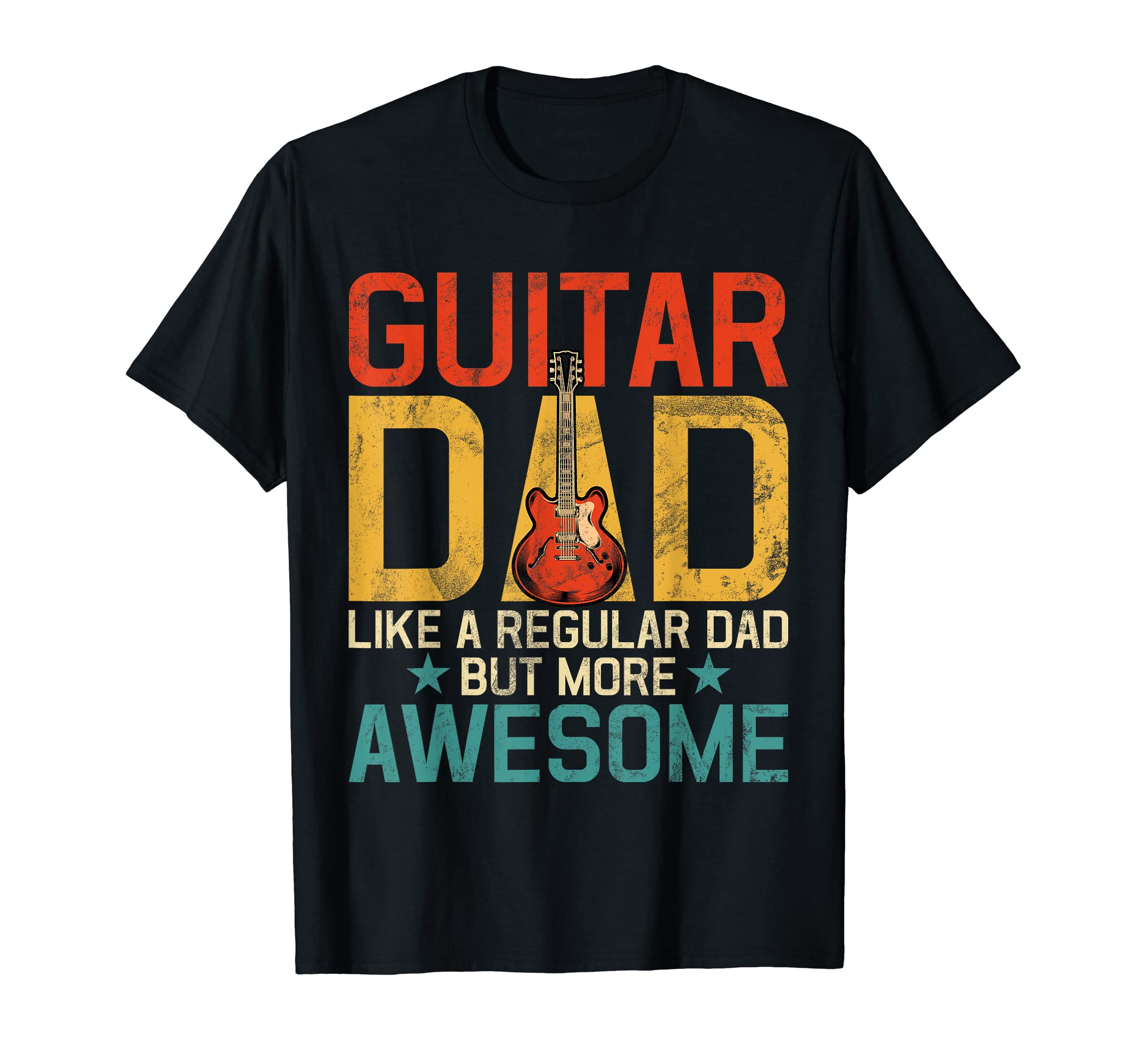 Guitar Dad Like Regular Dad But More T-Shirt - Minimalist Print Unisex - T-Shirt, Sweatshirt, Hoodie