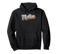 Melton Personalized Name Custom Hoodie - Minimalist Print Men Women - T-Shirt, Sweatshirt, Hoodie