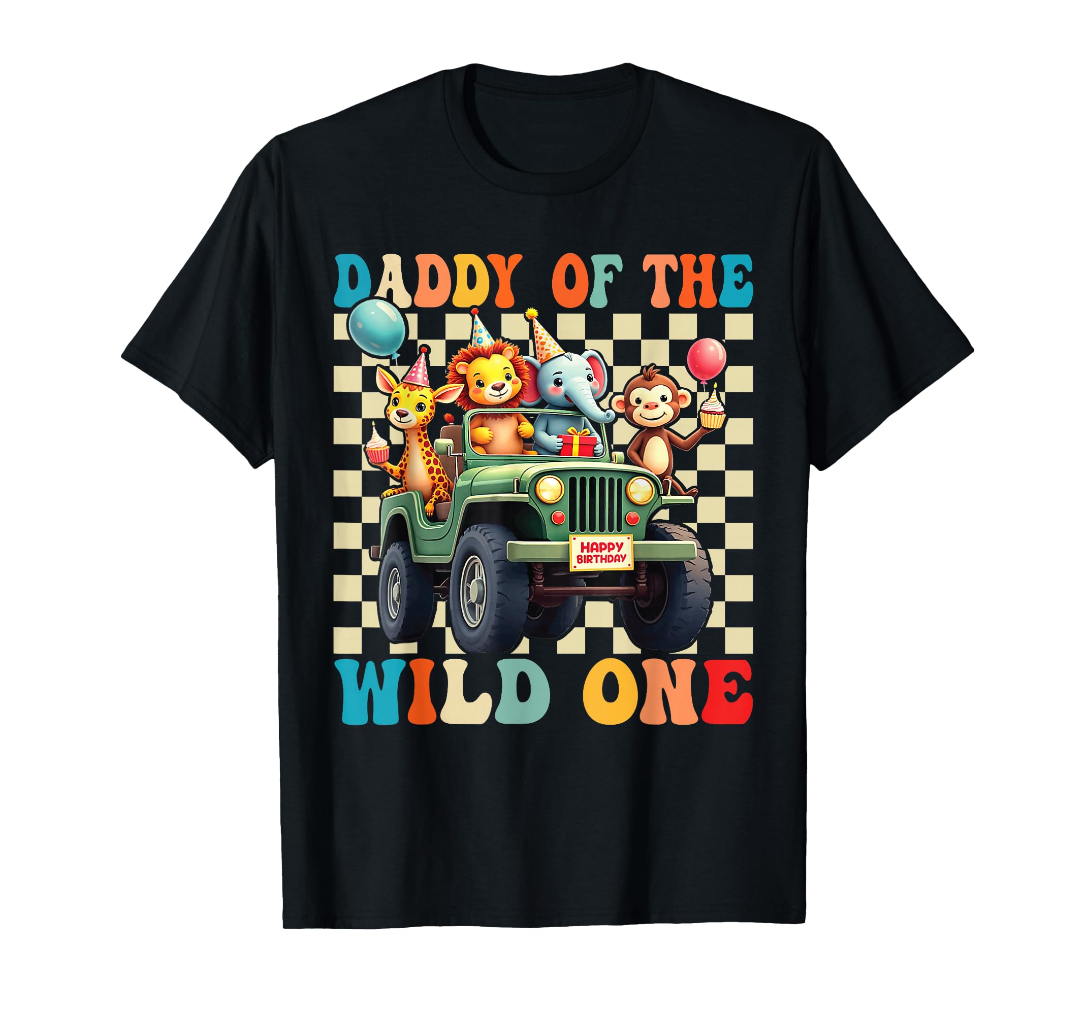 Daddy Wild One 1St Birthday Safari T-Shirt - Unique Graphic Men Women - T-Shirt, Sweatshirt, Hoodie