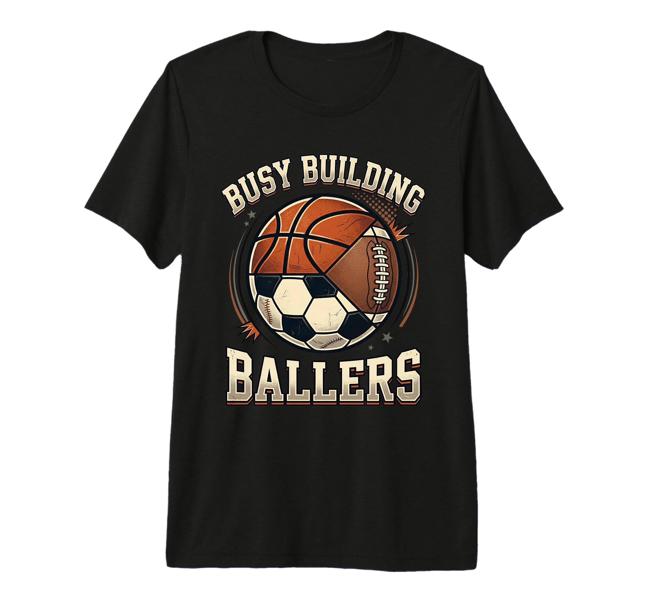 Funny Busy Raising Ballers T-Shirt - Casual Everyday Wear for Adults - T-Shirt, Sweatshirt, Hoodie