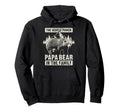 Papa Bear 1 Cub 1 Child Dad Hoodie - Casual Everyday Wear for Adults - T-Shirt, Sweatshirt, Hoodie