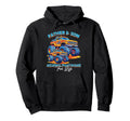 Monster Truck Dad And Son Shirts Monster Hoodie - Custom Art Print Unisex - T-Shirt, Sweatshirt, Hoodie