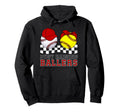 Busy Raising Ballers Baseball Softball Mom Hoodie - Minimalist Print Unisex - T-Shirt, Sweatshirt, Hoodie