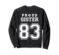 Number 83 Custom Proud Soccer Sweatshirt - Aesthetic Graphic Men Women - T-Shirt, Sweatshirt, Hoodie