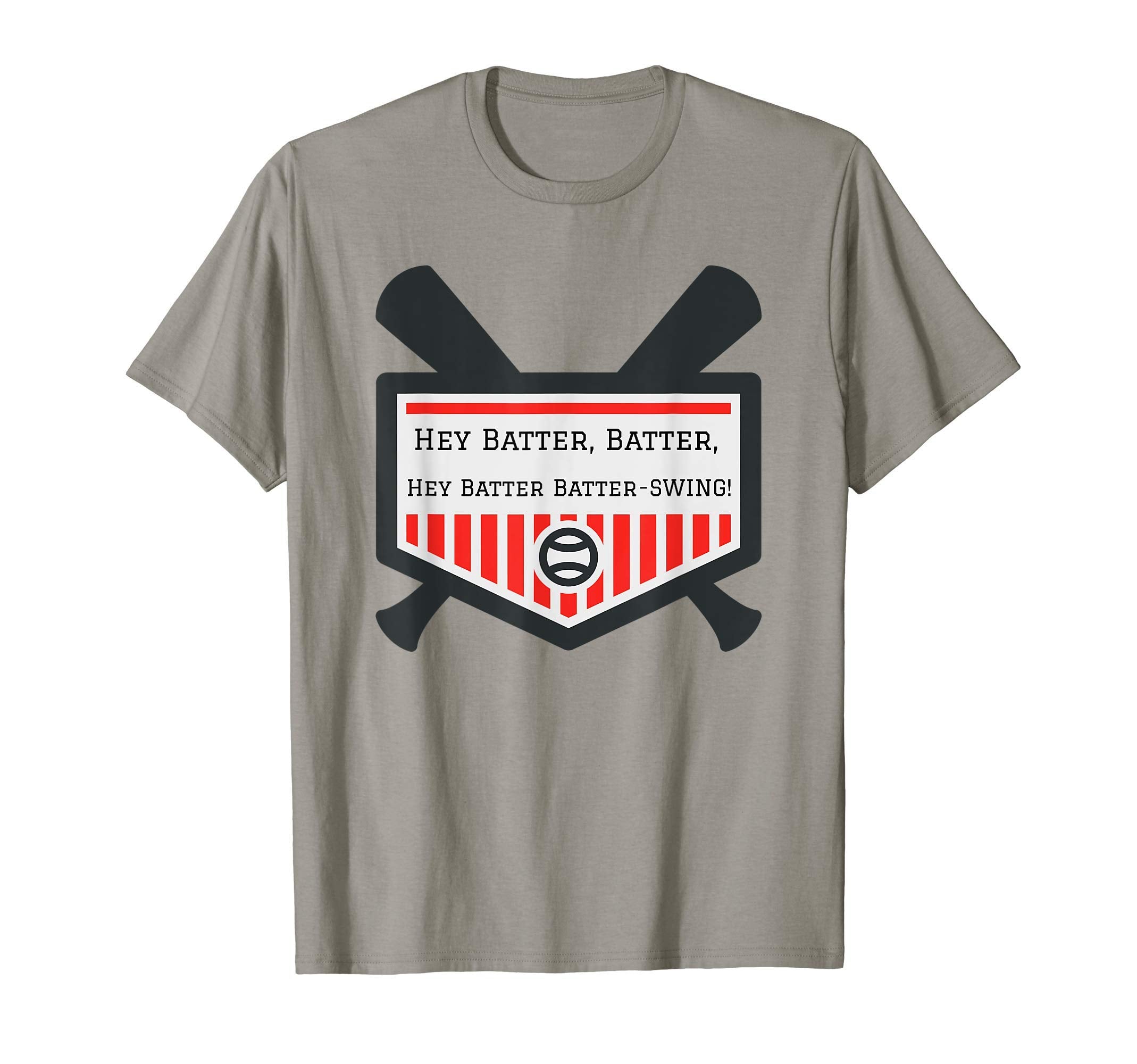 Hey Batter Batter Swing Baseball Mom Dad T-Shirt - Graphic Print Men Women - T-Shirt, Sweatshirt, Hoodie