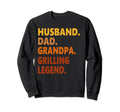 Funny Husband Dad Grandpa Grilling Sweatshirt - Novelty Apparel Men Women - T-Shirt, Sweatshirt, Hoodie