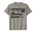 Mens Proud Grandpa Nursing Student T-Shirt - Novelty Apparel for Adults - T-Shirt, Sweatshirt, Hoodie
