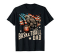 Basketball American Flag Basketball Dad T-Shirt - Graphic Print Men Women - T-Shirt, Sweatshirt, Hoodie