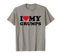 I Love My Grumps Heart Grandpa Family T-Shirt - Streetwear Style for Adults - T-Shirt, Sweatshirt, Hoodie