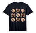 Soccer Bow Game Day Baseball T-Shirt - Aesthetic Graphic for Adults - T-Shirt, Sweatshirt, Hoodie
