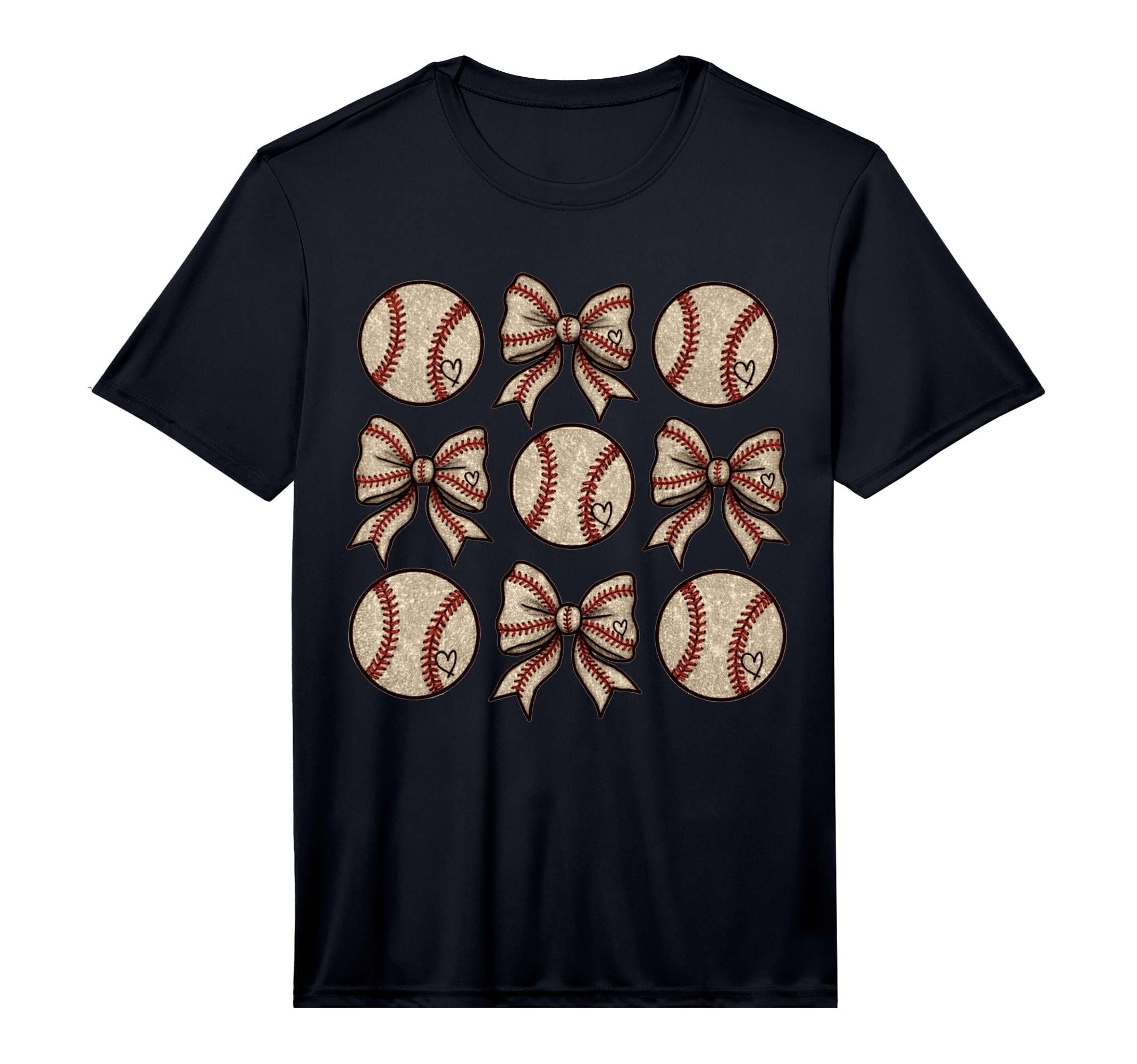 Soccer Bow Game Day Baseball T-Shirt - Aesthetic Graphic for Adults - T-Shirt, Sweatshirt, Hoodie