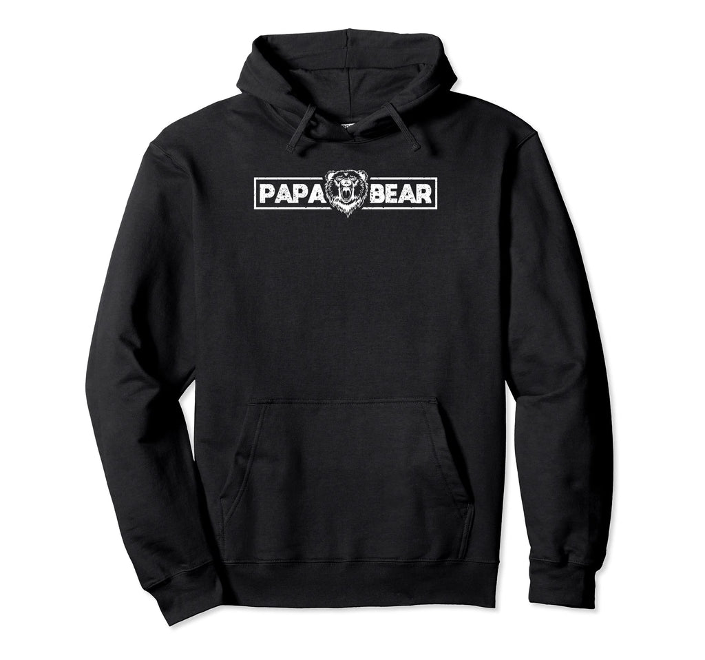 Papa Bear Best Dad Fathers Day Father Hoodie - Graphic Print for Adults - T-Shirt, Sweatshirt, Hoodie