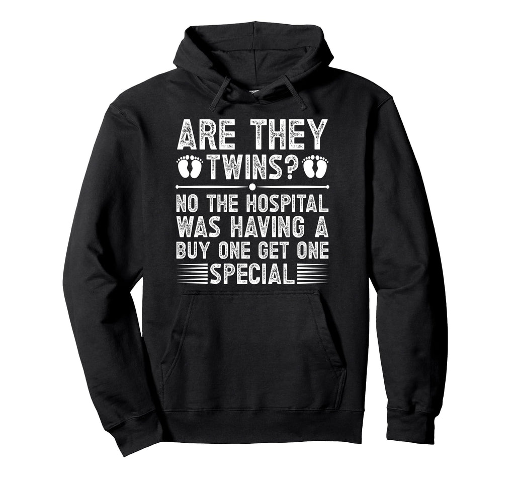 Twin Dad Twin Father Twins Funny Dad Twins Hoodie - Minimalist Print Unisex - T-Shirt, Sweatshirt, Hoodie