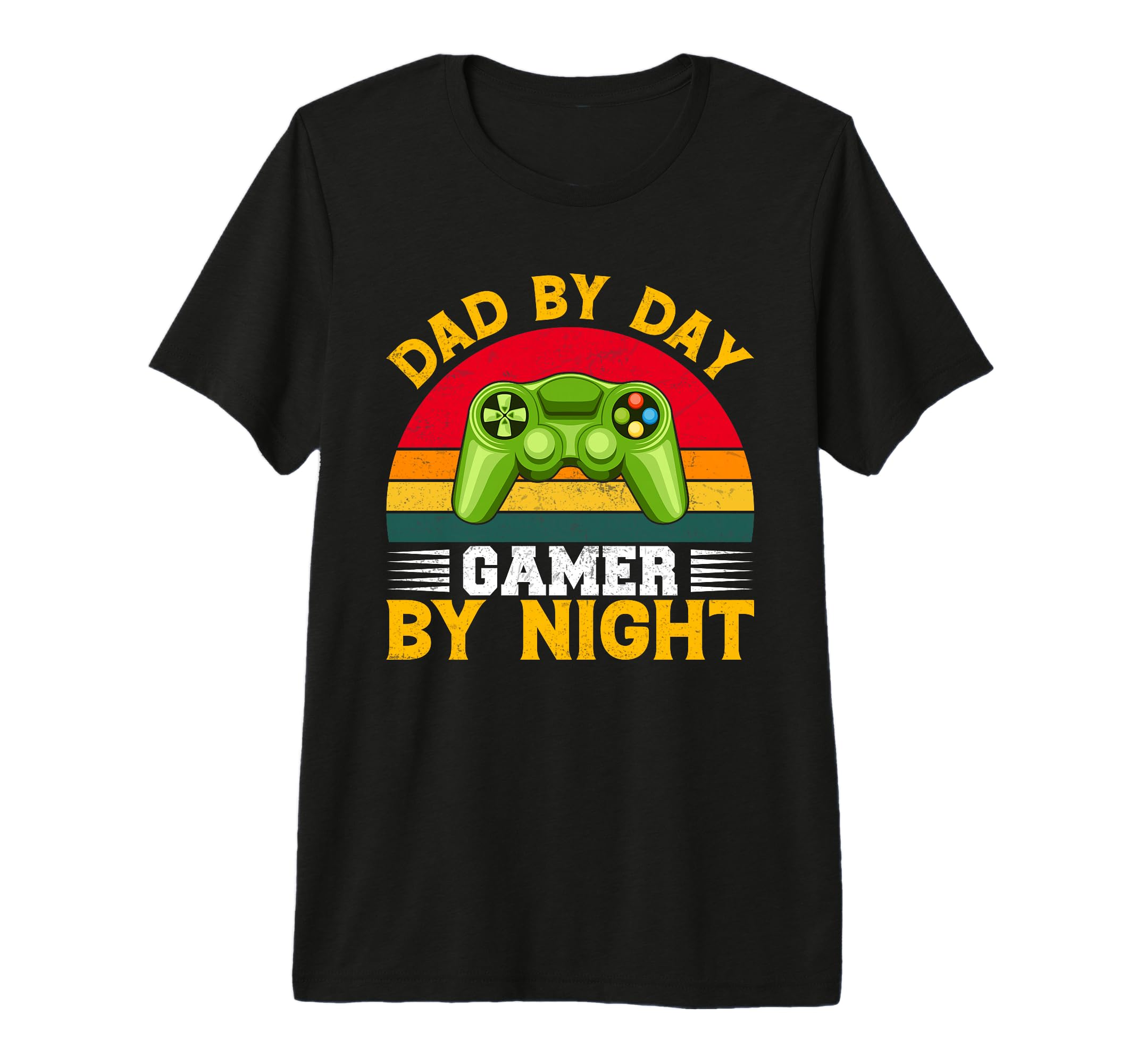 Dad Day Gamer Night Tri Blend T-Shirt - Custom Art Print for Adults - T-Shirt, Sweatshirt, Hoodie