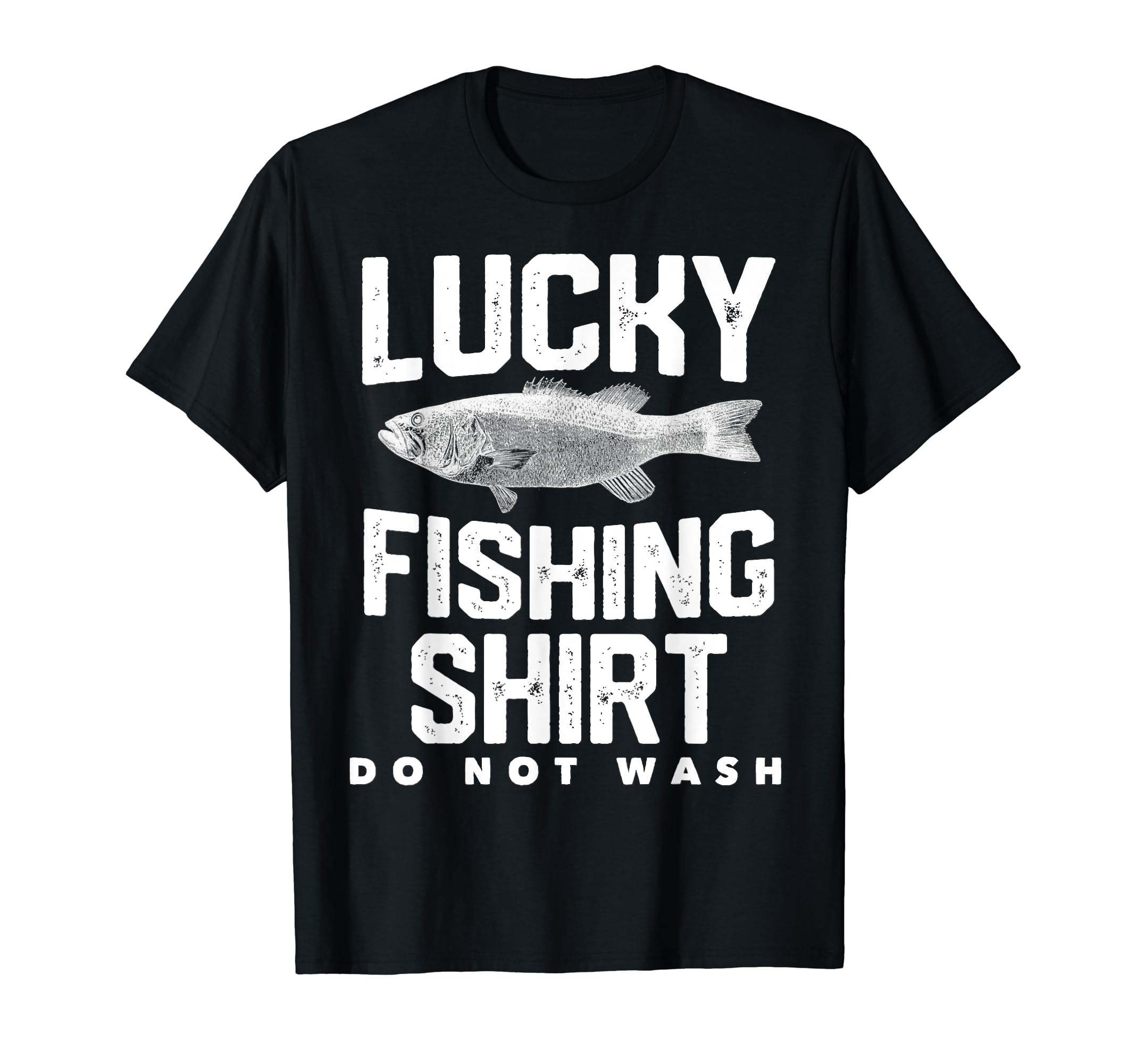 Mens Fathers Day Gift Lucky Fishing Funny T-Shirt - Trendy Graphic Unisex - T-Shirt, Sweatshirt, Hoodie