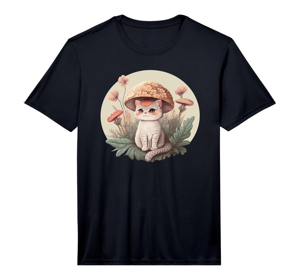 Aesthetic Cat Toadstool Hat Mushroom T-Shirt - Novelty Apparel Men Women - T-Shirt, Sweatshirt, Hoodie