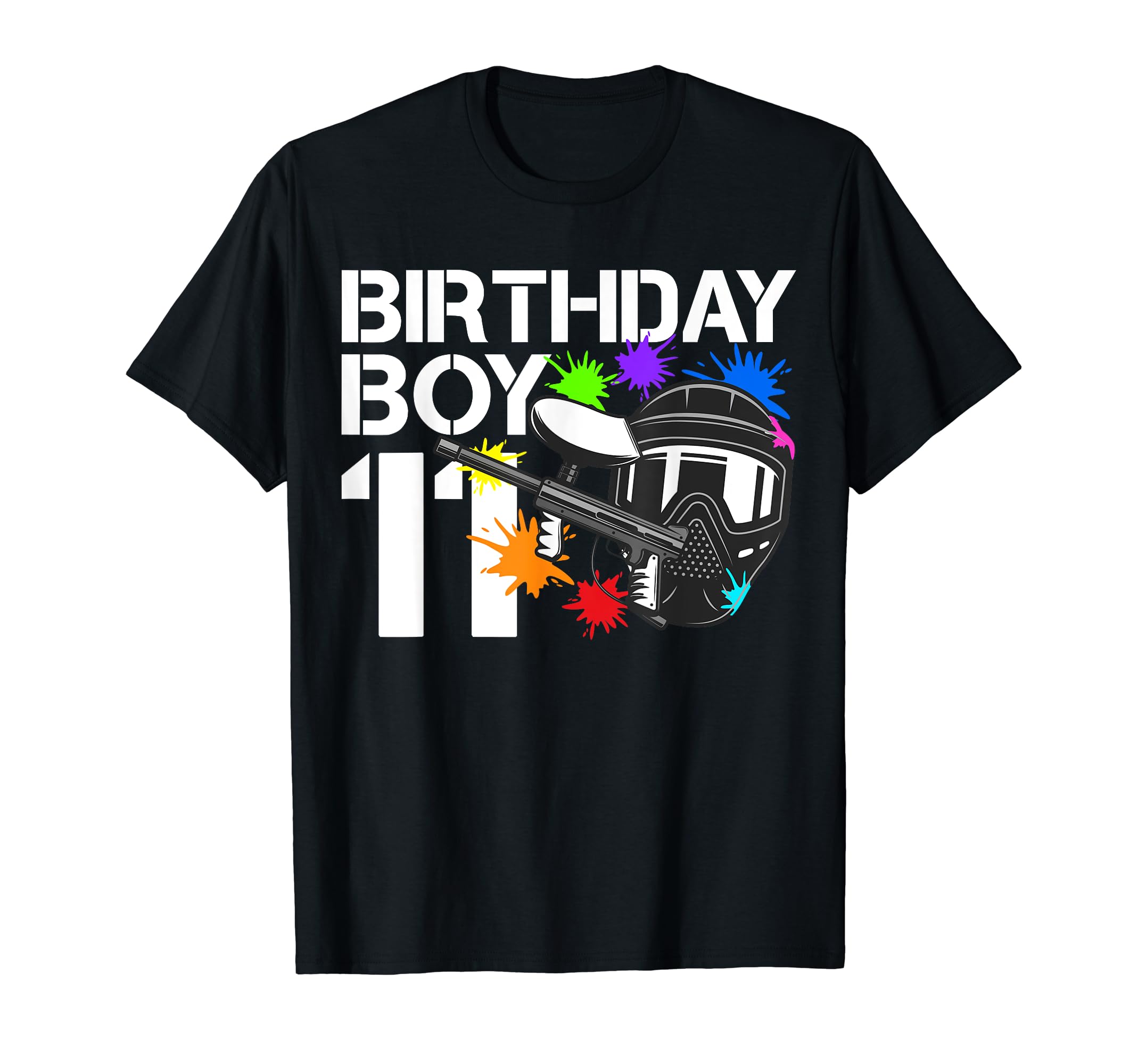 11Th B Day Paintball Birthday Party 11 T-Shirt - Aesthetic Graphic Unisex - T-Shirt, Sweatshirt, Hoodie