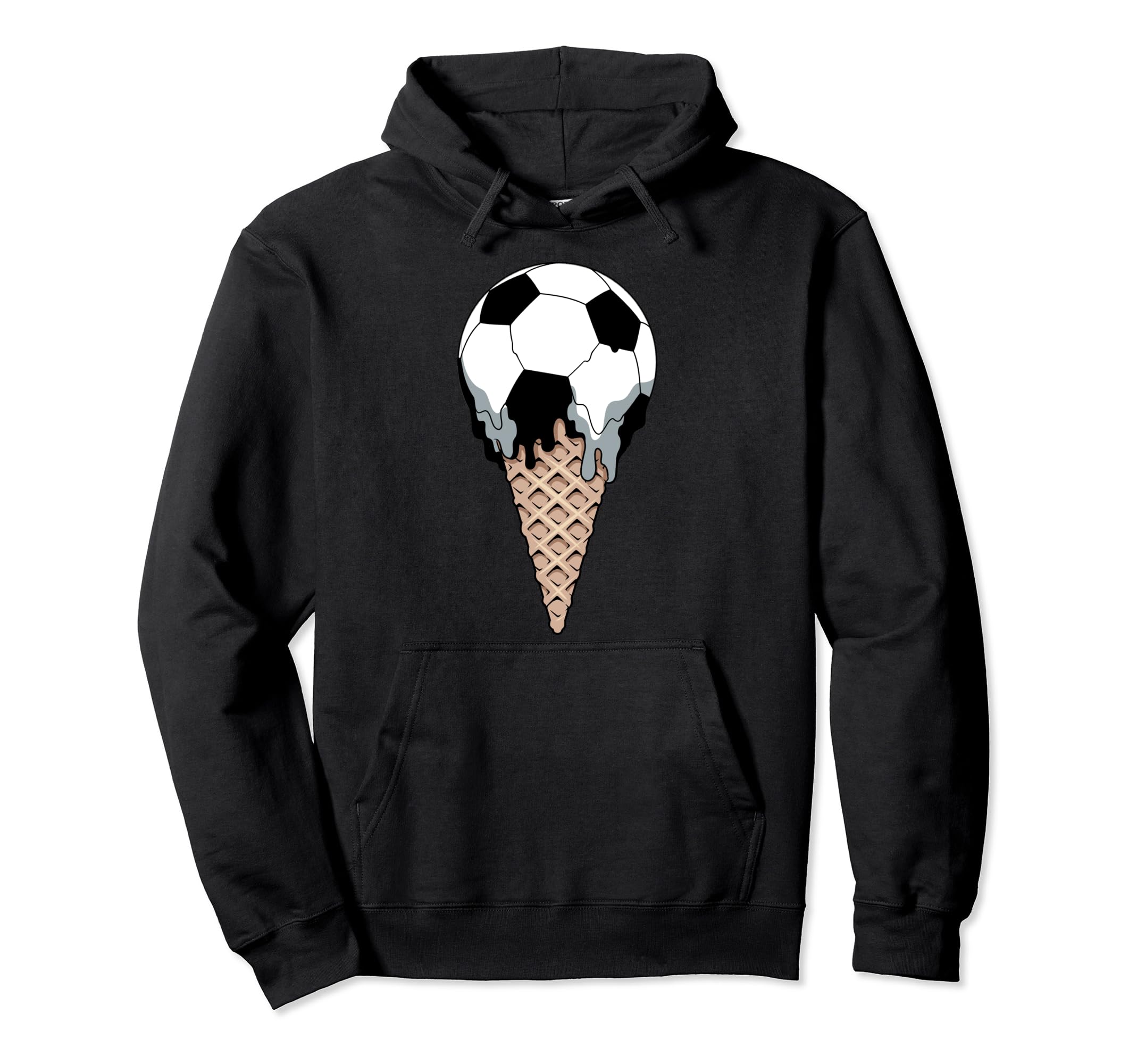 Ice Cream Soccer Players Soccer Coaches Hoodie - Unique Graphic for Adults - T-Shirt, Sweatshirt, Hoodie