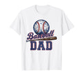 Baseball Dad Game Day Fathers Day T-Shirt - Aesthetic Graphic Unisex - T-Shirt, Sweatshirt, Hoodie