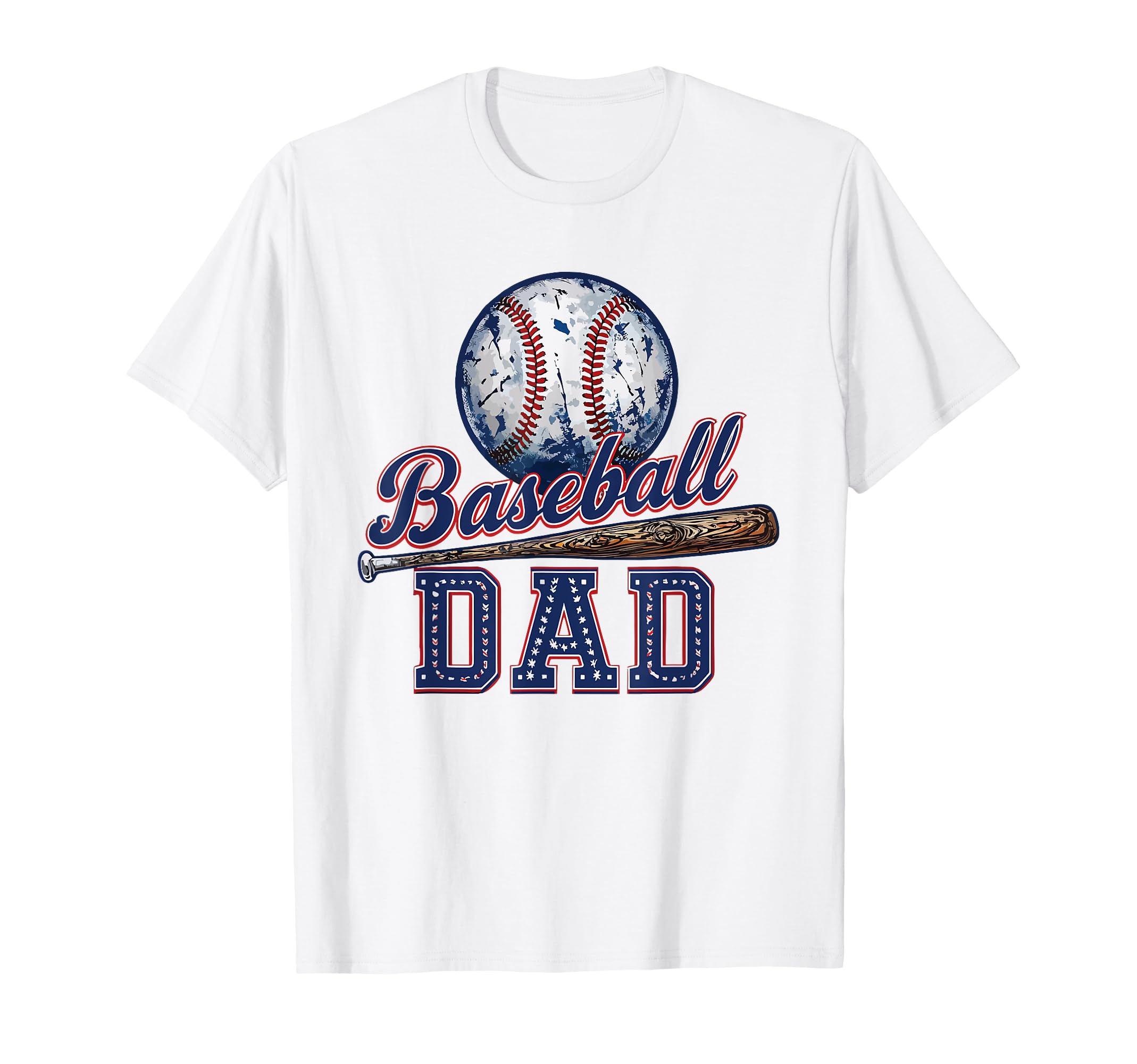Baseball Dad Game Day Fathers Day T-Shirt - Aesthetic Graphic Unisex - T-Shirt, Sweatshirt, Hoodie