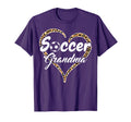 Soccer Grandma Leopard Heart Funny T-Shirt - Fun Novelty Design Unisex - T-Shirt, Sweatshirt, Hoodie