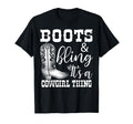 Funny Cowgirl Boots Bling Gift Love T-Shirt - Casual Everyday Wear Unisex - T-Shirt, Sweatshirt, Hoodie
