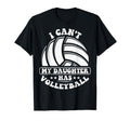 My Daughter Has Volleyball Mom Dad T-Shirt - Aesthetic Graphic Unisex - T-Shirt, Sweatshirt, Hoodie