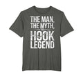 Myth Hook Legend Fishing Dad Funny T-Shirt - Graphic Print for Adults - T-Shirt, Sweatshirt, Hoodie