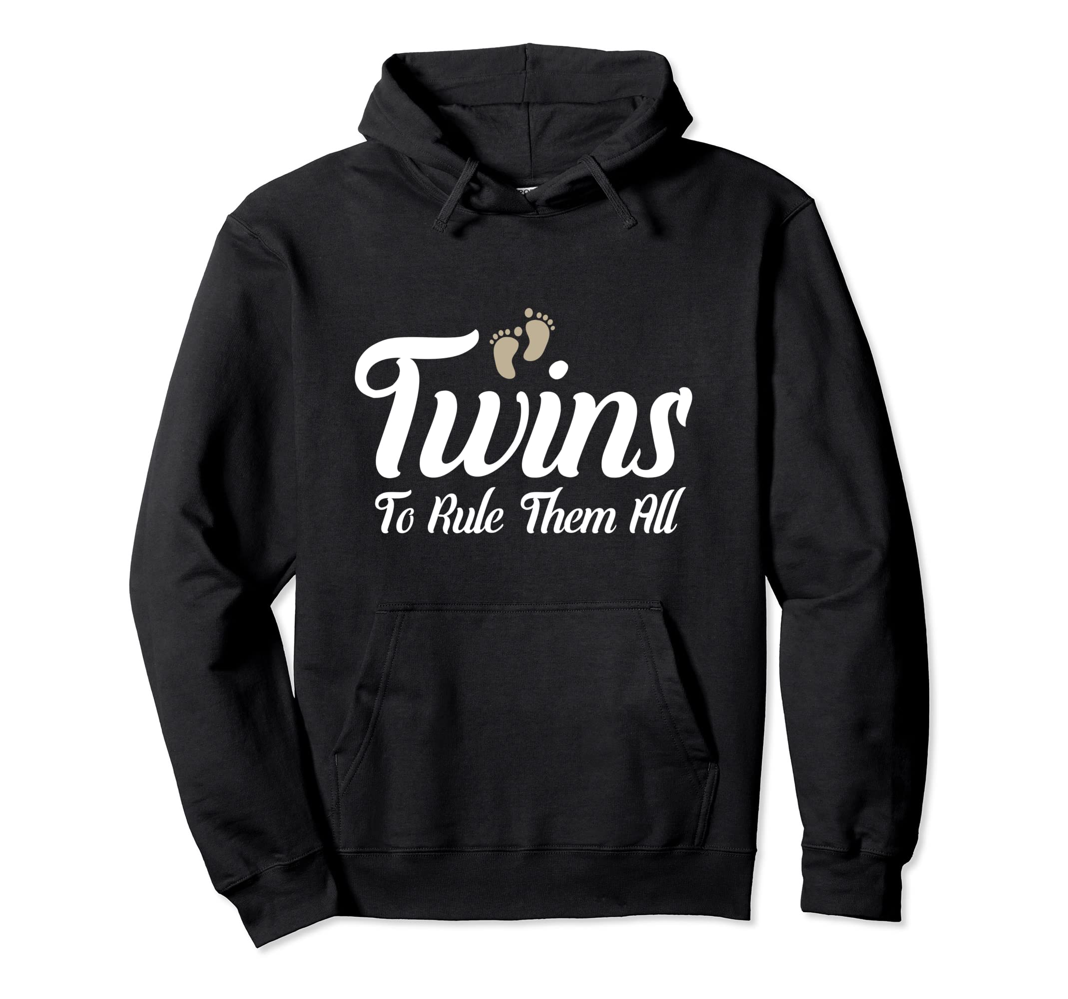 Twins To Rule Them All Mom Dad Funny Hoodie - Novelty Apparel for Adults - T-Shirt, Sweatshirt, Hoodie