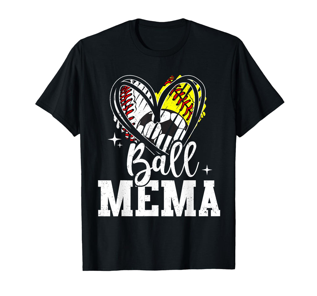 Ball Mema Baseball Softball Soccer T-Shirt - Novelty Apparel for Adults - T-Shirt, Sweatshirt, Hoodie