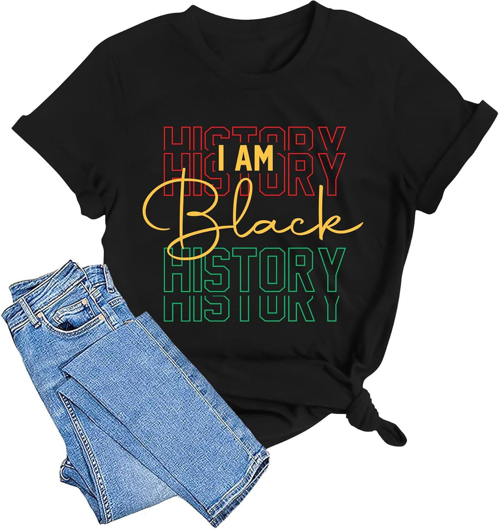Black History for Women Month Juneteenth Funny Quote - Adult & Kids T-Shirts, Sweatshirts & Hoodies apparel design preview 1