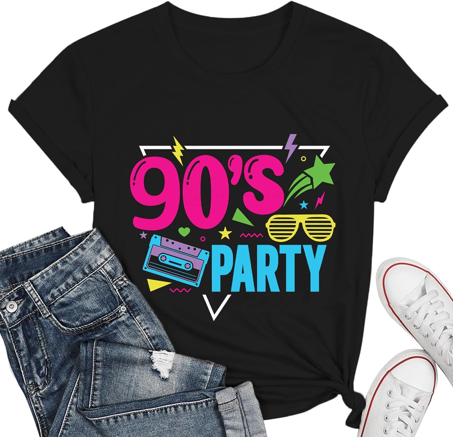 80s for Women in My Era I Love the Vintage Music - Adult & Kids T-Shirts, Sweatshirts & Hoodies apparel design preview 1