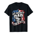 Usa Patriotic Ice Hockey Dad Built T-Shirt - Streetwear Style Men Women - T-Shirt, Sweatshirt, Hoodie