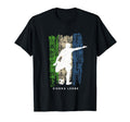 Sierra Leone Flag Soccer Player T-Shirt - Minimalist Print Unisex - T-Shirt, Sweatshirt, Hoodie