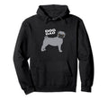 Gray Pug Dog Dad Hoodie - Trendy Graphic for Adults - T-Shirt, Sweatshirt, Hoodie