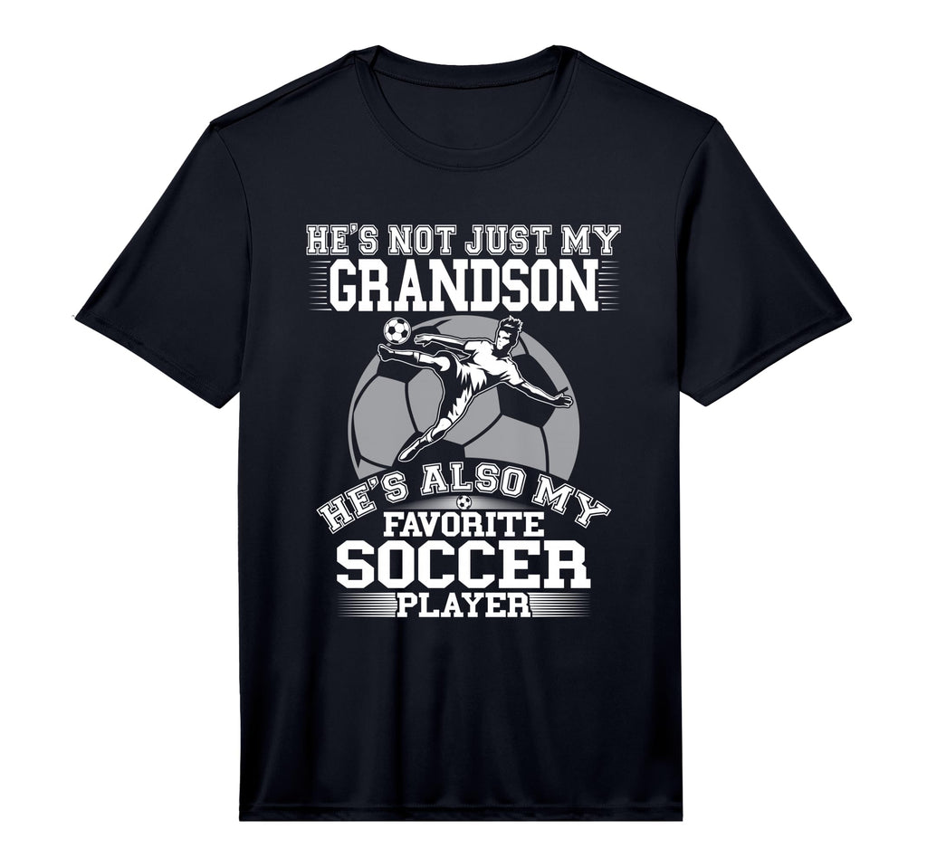 Mens My Grandson Is My Favorite Soccer T-Shirt - Minimalist Print Unisex - T-Shirt, Sweatshirt, Hoodie