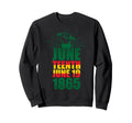 Juneteenth Melanin Black Dad Sweatshirt - Aesthetic Graphic Men Women - T-Shirt, Sweatshirt, Hoodie