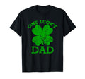 One Lucky Dad St Patricks Day T-Shirt - Graphic Print Unisex - T-Shirt, Sweatshirt, Hoodie