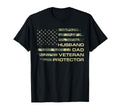 Husband Dad Veteran Protector T-Shirt - Casual Everyday Wear for Adults - T-Shirt, Sweatshirt, Hoodie