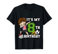 Soccer Its My 8Th Birthday American Flag T-Shirt - Custom Art Print Unisex - T-Shirt, Sweatshirt, Hoodie