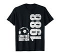38 Years Old 1988 38Th Birthday Soccer T-Shirt - Minimalist Print Unisex - T-Shirt, Sweatshirt, Hoodie