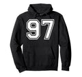 97 Number Ninety Seven Team Sports Hoodie - Unique Graphic for Adults - T-Shirt, Sweatshirt, Hoodie