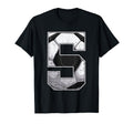Soccer Fifth 5Th Birthday Five 5 T-Shirt - Fun Novelty Design Men Women - T-Shirt, Sweatshirt, Hoodie