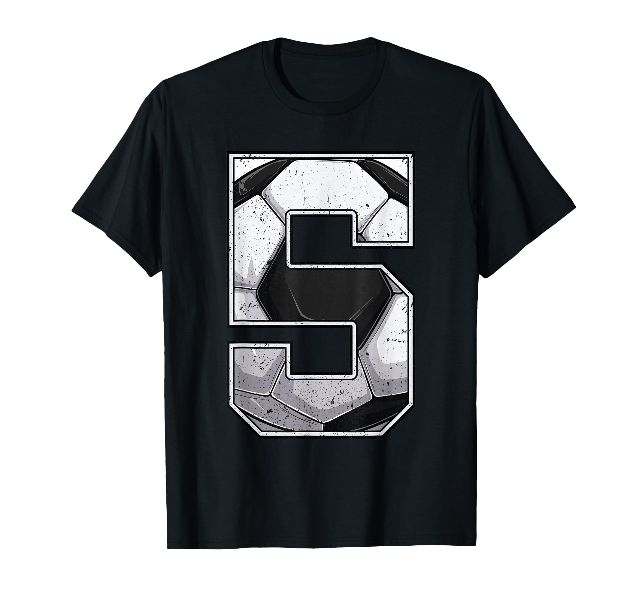 Soccer Fifth 5Th Birthday Five 5 T-Shirt - Fun Novelty Design Men Women - T-Shirt, Sweatshirt, Hoodie