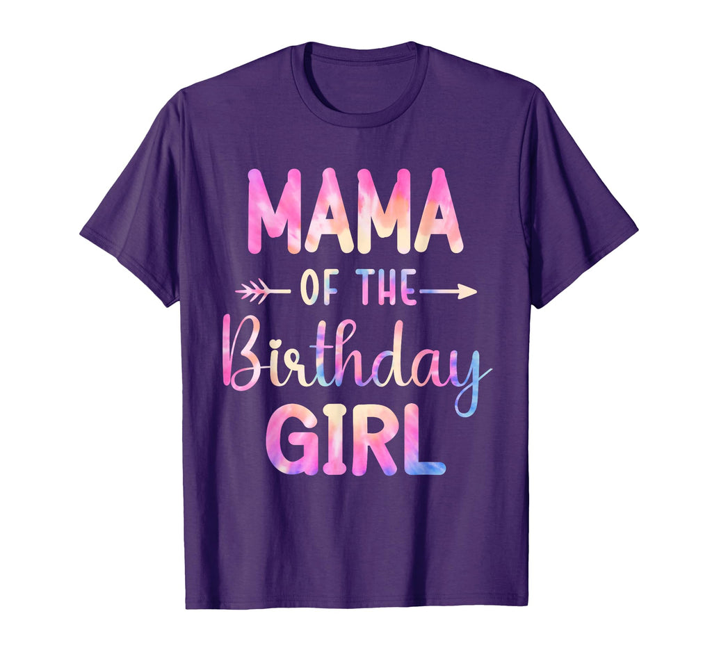 Mama Birthday Tie Dye Colorful Bday T-Shirt - Custom Art Print Men Women - T-Shirt, Sweatshirt, Hoodie