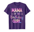 Mama Birthday Tie Dye Colorful Bday T-Shirt - Custom Art Print Men Women - T-Shirt, Sweatshirt, Hoodie